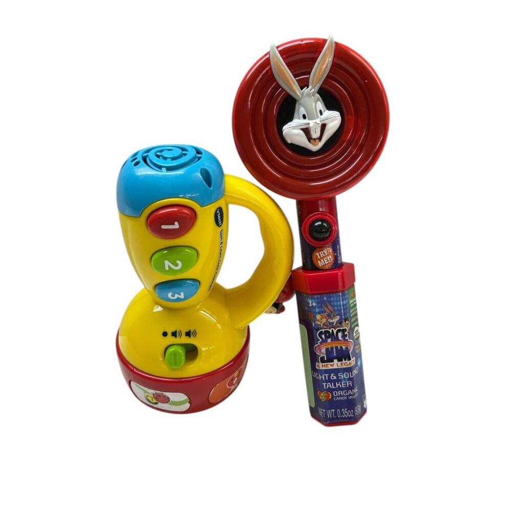 VTech Spin and Learn Flashlight Toy and Bugs Bunny Light and Sound Talker
